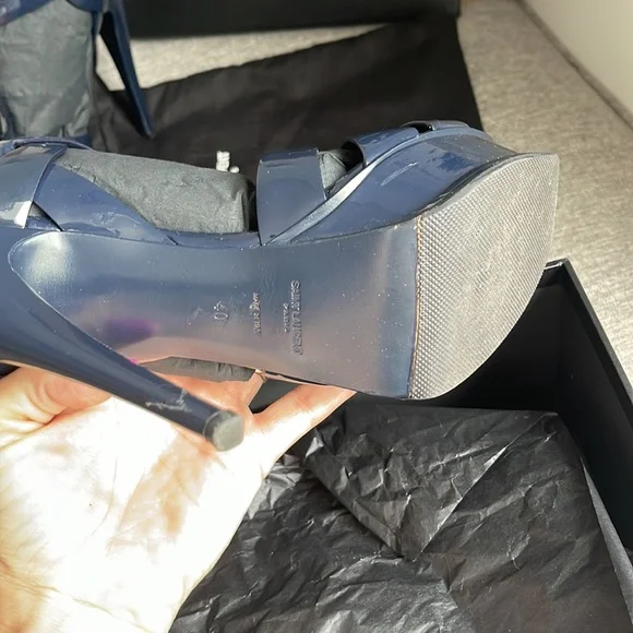 Saint Laurent 105 Tribute Platform Sandal - Picture 7 of 9